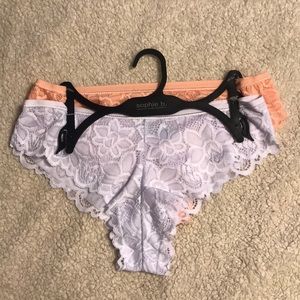 2 pair Lace Undies